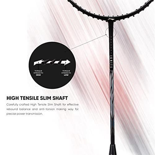 Li-Ning G-Force Superlite Ignite 7 (Black/Silver) カーボンファイバー無弦バドミントンラケットフリーフルカバー付 Ning Force Ignite Li Superlite Black/Silver カーボンファイバー無弦バドミントンラケットフリーフルカバー付