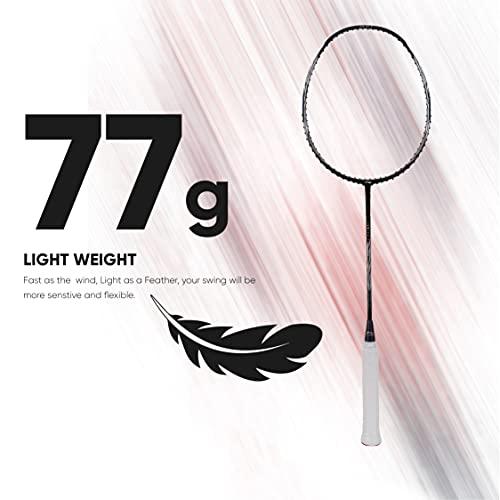 Li-Ning G-Force Superlite Ignite 7 (Black/Silver) カーボンファイバー無弦バドミントンラケットフリーフルカバー付 Ning Force Ignite Li Superlite Black/Silver カーボンファイバー無弦バドミントンラケットフリーフルカバー付