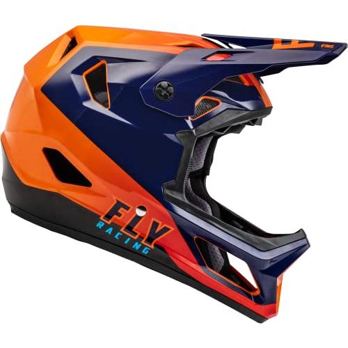 フライレーシング大人レースサイクリングヘルメット(ネイビー オレンジ レッド、X小)