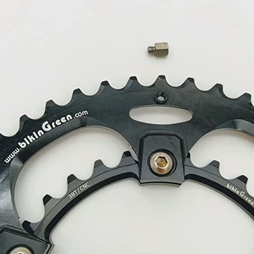 bikinGreen CNC 46/30 T BCD 110非表示用&H無しボルト5本10/11 SPDクランクセット bikinGreen CNC 46/30 BCD 110非表示用&H無しボルト5本10/11 SPDクランクセット