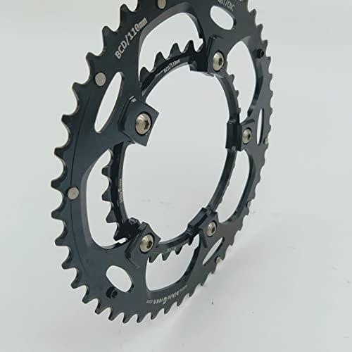 bikinGreen CNC 46/30 T BCD 110非表示用&H無しボルト5本10/11 SPDクランクセット bikinGreen CNC 46/30 BCD 110非表示用&H無しボルト5本10/11 SPDクランクセット