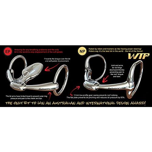 最安値❕ WTP普通板ゆったりリングユニバーサル馬用3リングビット-12.5 cm 【HOV6604636957】(23791円)