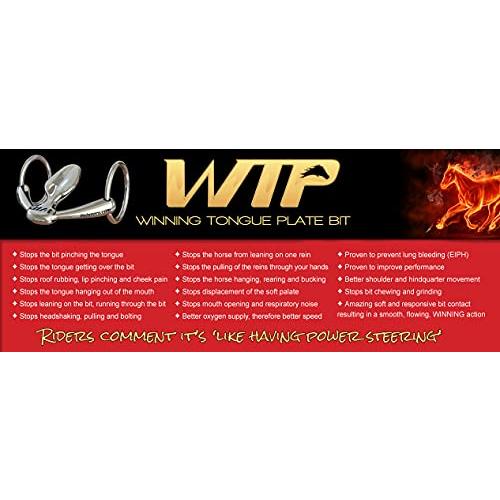 最安値❕ WTP普通板ゆったりリングユニバーサル馬用3リングビット-12.5 cm 【HOV6604636957】(23791円)