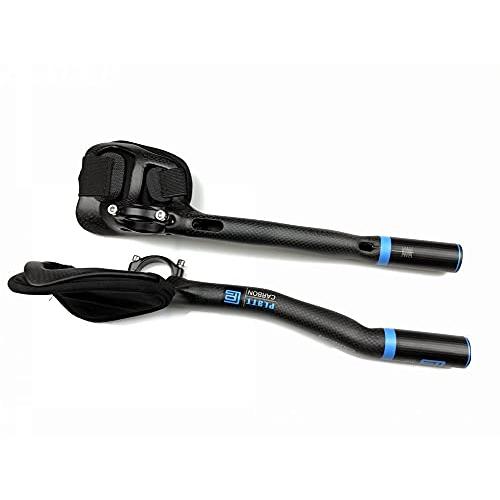 バイクエアロバーマウンテンバイク・ロードバイク用フルカーボンバイクレストハンドルバートライバー黒自転車TTハンドルバーグラバースタイルトライアスロン バイクエアロバーマウンテンバイク mm