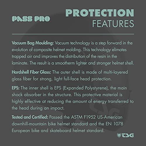 大人気 TSG-パスプロ2本バイザー付きフルフェイスヘルメット|ダウンヒルスケートボード、Eスケート、Eワンホイール、ロングボード用パフォーマンスヘルメット|コン 【FK1380890256】(49742円)