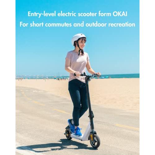 匿名配送 OKAI ES 50 B電動スクーター-12.4マイル航続距離&15.5 MPH-子供・10代・大人向けの軽量折りたたみ式Eキックスクーター 【BCD1438325998】(51811円)