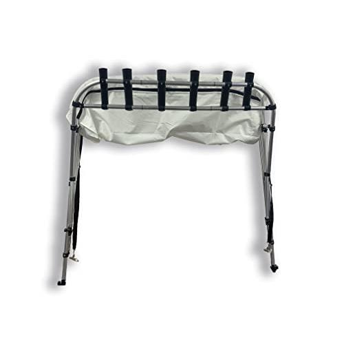 Savvycraftビミニ上部釣竿ホルダーボートロッドラック、ロケット