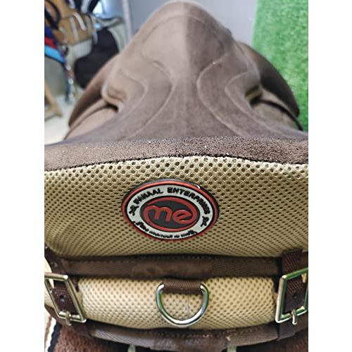 【国産】 Manaal Enterprises All Purpose Synthetic Treeless FREEMAX English Horse Saddles Tack Get Matching Girth&Leather Straps and Aluminium Stirrups Siz 【EIM6800003622】(24495円)