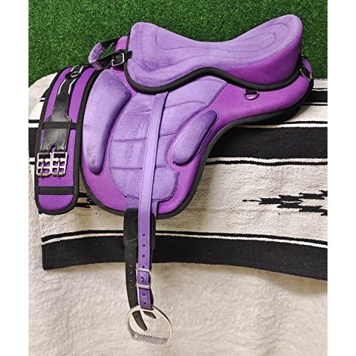 【初期/レア】 Manaal Enterprises All Purpose Synthetic Treeless FREEMAX English Horse Saddles Tack Get Matching Girth&Leather Straps and Aluminium Stirrups Siz 【BCD7538987145】(27157円)