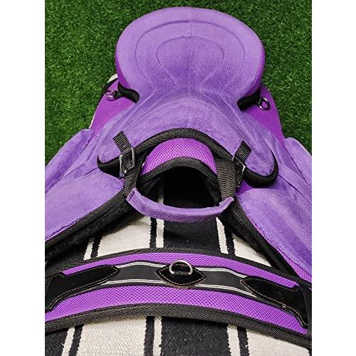 【初期/レア】 Manaal Enterprises All Purpose Synthetic Treeless FREEMAX English Horse Saddles Tack Get Matching Girth&Leather Straps and Aluminium Stirrups Siz 【BCD7538987145】(27157円)