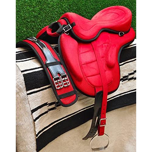 新入荷!!【日本未発売】 Manaal Enterprises All Purpose Synthetic Treeless FREEMAX English Horse Saddles Tack Get Matching Girth&Leather Straps and Aluminium Stirrups Siz 【YW7538978829】(27157円)