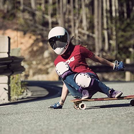 ローボード TSG-パスプロ2本バイザー付きフルフェイスヘルメット|ダウンヒルスケートボード、Eスケート、Eワンホイール、ロングボード用パフォーマンスヘルメット|コン 【QGW1500934543】(54067円)