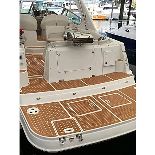 専用出品 WEIFUTCHボートフローリングEVAフォーム、自己接着式シーデッキ船デッキシート、ボート用フェイクチークマリンフローリング、ヨットカヤック用滑り止めボー 【2507740222】(14659円)