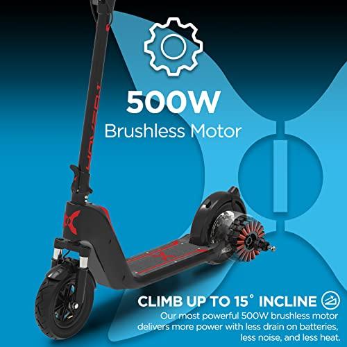 動作確認 Hover-1 Helios電動折り畳みスクーター、最高速度18 MPH、航続距離24マイル、最大出力500ワット、10インチ空気タイヤ、リアディスクブレーキ、デュアルフロ 【AAA3786251652】(136390円)