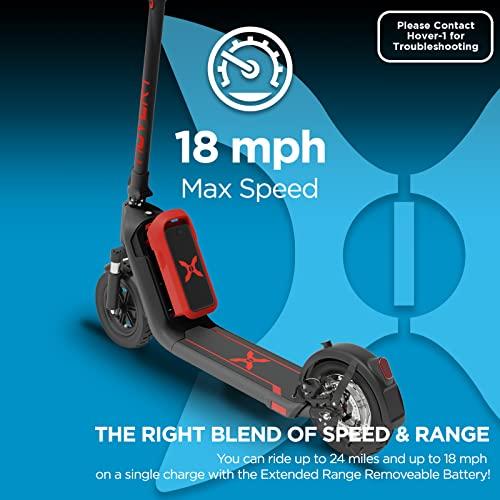 動作確認 Hover-1 Helios電動折り畳みスクーター、最高速度18 MPH、航続距離24マイル、最大出力500ワット、10インチ空気タイヤ、リアディスクブレーキ、デュアルフロ 【AAA3786251652】(136390円)