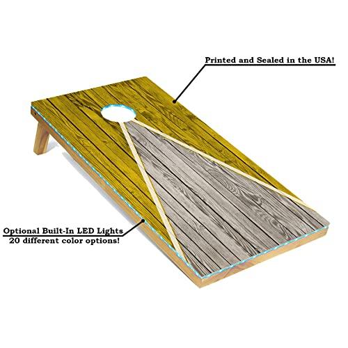 【即購入⭕️】 テールゲーティングプロス・ピラミッドコーンホールボードセット:スコアキーパー、ビーンバッグ、キャリングケース-4x 2レギュレーションコーンホールトス 【NAN1642398344】(59164円)