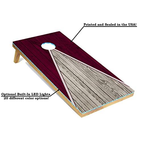 【値下げ中】 テールゲーティングプロス・ピラミッドコーンホールボードセット:スコアキーパー、ビーンバッグ、キャリングケース-4x 2レギュレーションコーンホールトス 【1937132956】(69783円)