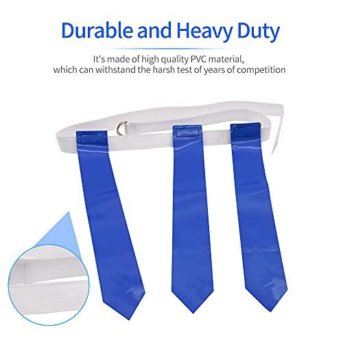 【超激レア】 2パックフラッグフットボールセット、28本のベルト、84本のフラッグと8本のコーン、14本の選手フラッグフットボールベルトとフラッグセット、子供や大人の選 【W1794346714】(10489円)