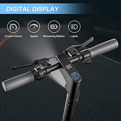 「超メルカリ市」 電動スクーター大人用、500 Wモーター31マイル航続距離21 mph、12インチ空気タイヤ、衝撃吸収、ダブルブレーキ、アプリ制御折りたたみ式通勤型電動スクータ 【XUR3725999412】(134226円)