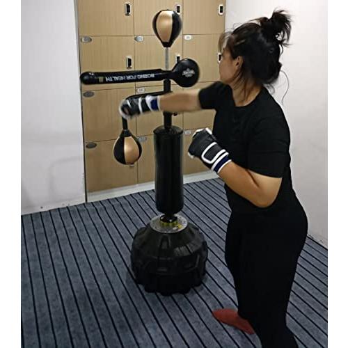 【新品未開封】 子供用・大人用スピードボクシングバッグ、スピードボール/スイングアーム/サンドバッグ付フリースタンディングボクシングバッグ、回転棒付ホームジムフィッ 【UO1294102698】(46619円)