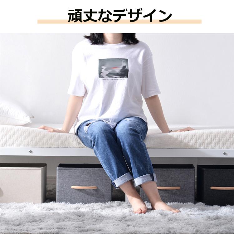 ベッドフレーム 宮棚付き コンセント付き パイプベッド シングル 床下収納 シングルベッド アイアン ウッド スチールベッド フレームのみ パイプ|rapupu|06