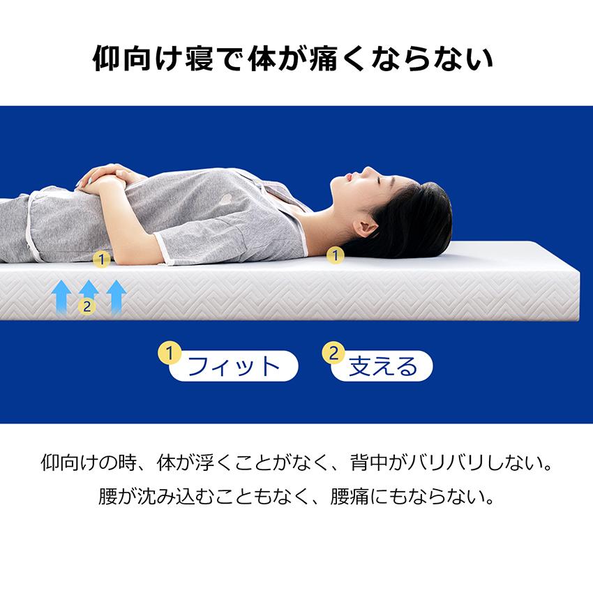 2層マットレス 低反発マットレス 折りたたみ 高反発マットレス セミダブル マットレストッパー 敷きマットレス 腰痛 マットレス 折り畳み マットレス 来客用 |  | 05