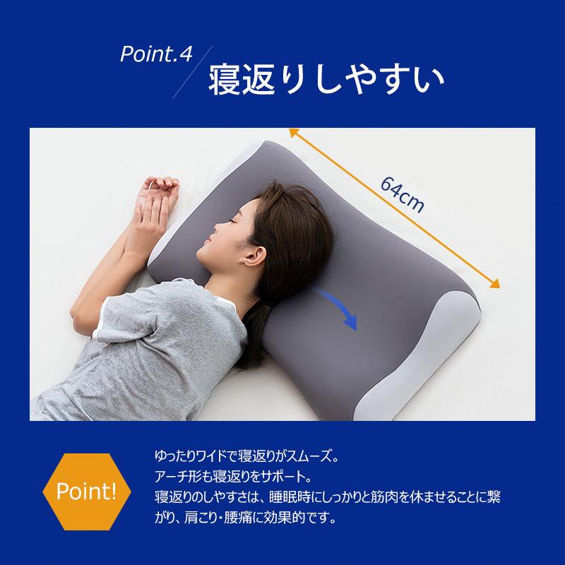 枕 高め 横向き寝 低反発 まくら 肩こり 首が痛い 仰向け 横向き 高い