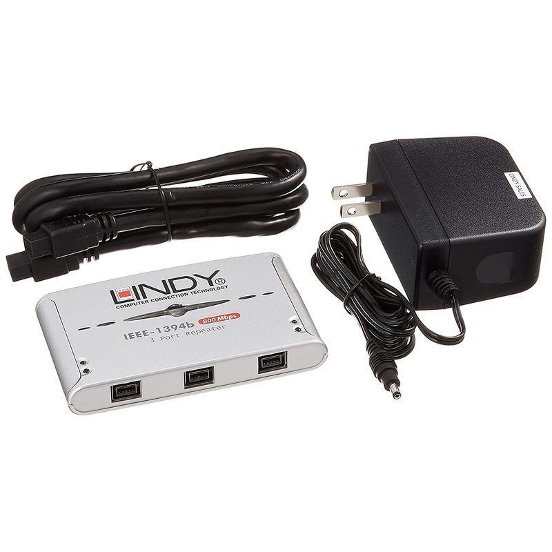 【値下げ・名盤】 LINDY 3ポート FireWire800 リピーターハブ (型番:32911) 【1948333705】(11393円)