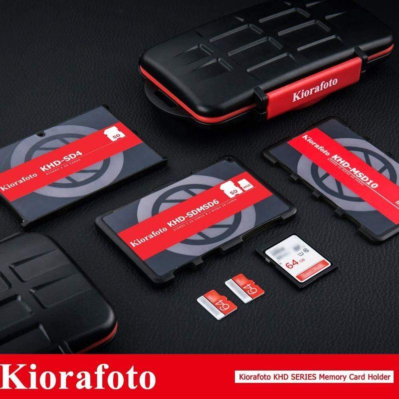 Kiorafoto 10スロット MicroSD MSD Micro SDカードケース メモリーカードケース クレジットカードサイズ カード 最高の品質