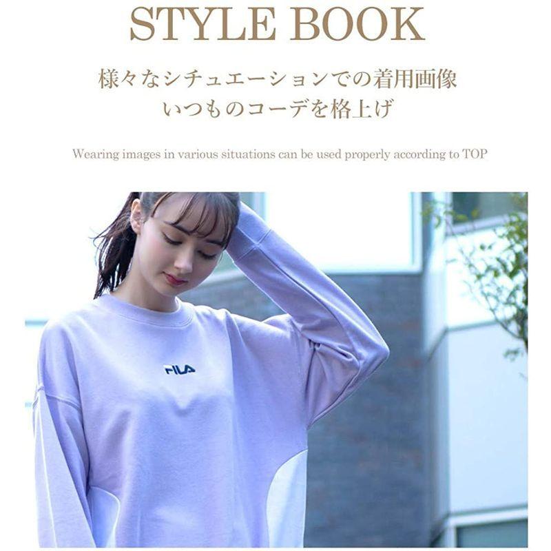 フィラ ワンピース レディース スウェットワンピース 長袖 ロング ゆったり 切替 カジュアル 春 秋 冬 厚手 Fl1769 ホワイト 送料無料