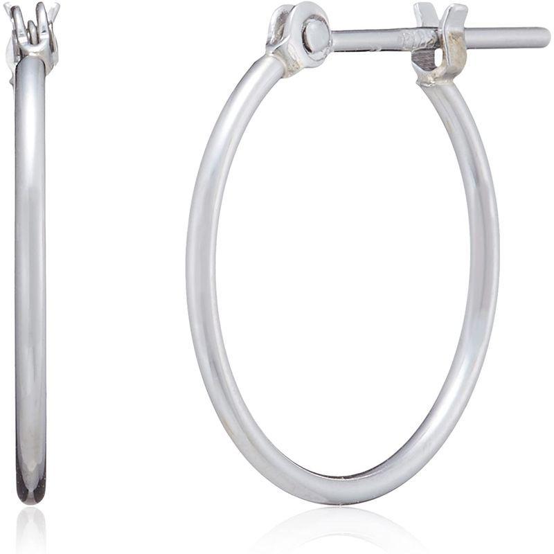 【メール便】 エステール ESTELLE プラチナ フープピアス(M) 0201-2086-0025-0000 【IQ2218865362】(12975円)