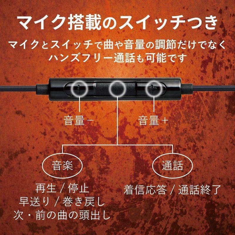 エレコム Lightinig イヤホン Iphone 10 0mm ドライバー Apple認証品 マイク付き Grand Bass Gb10 交換無料