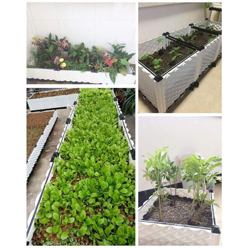HRS プランター ガーデンボックス プランターボックス 組立式 プラスチック製 園芸 鉢植え入れ ベランダ・屋上・庭 〔花、植物、野菜〕栽 プランター ガーデンボックス プランターボックス 組立式 プラスチック製 園芸 鉢植え入れ ベランダ 屋上 庭 〔花 植物 野菜〕栽