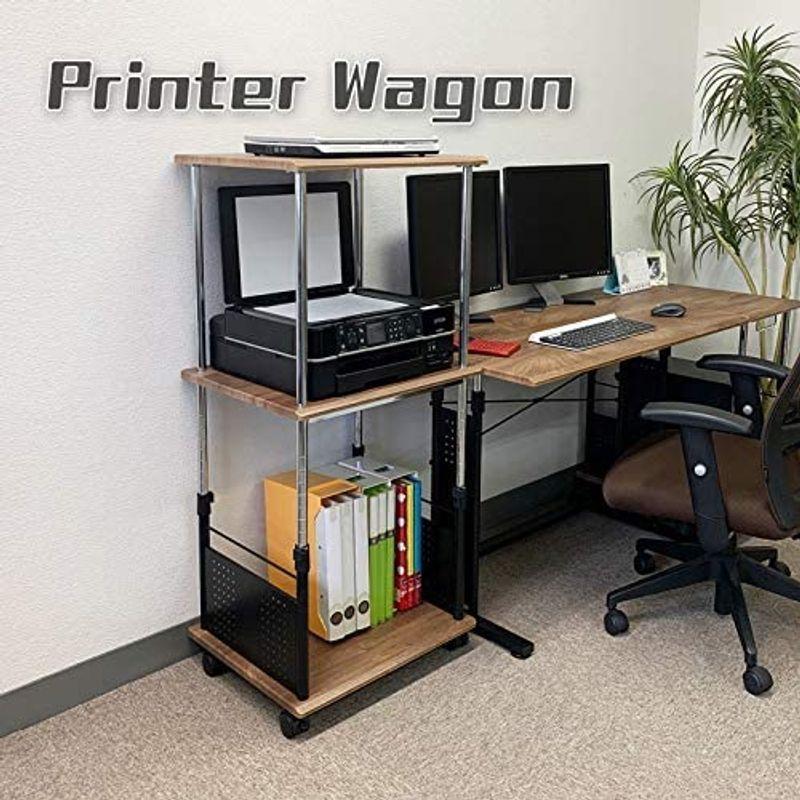 PJC-7204-WD 幅55x奥行45上下昇降 92?116cm プリンター台・プリンターワゴン・プロジェクター WD 幅55x奥行45上下昇降 116cm プリンター台 プリンターワゴン プロジェクター