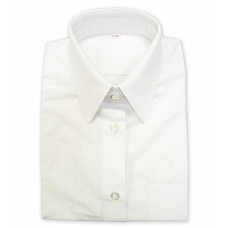 Ashberry(アッシュベリー) 形態安定Yシャツ(白) 女子半袖スクールシャツ カッターシャツ ワイシャツ 11500/170cm