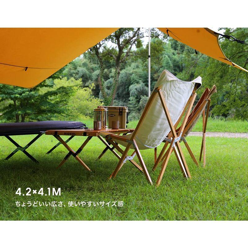 RIOSOL リオソル フレキシブル・ポリコットン・ヘキサタープ タン キャンプ アウトドア オープンタープ おしゃれ レジャー バーベキュ リオソル フレキシブル ポリコットン ヘキサタープ タン キャンプ アウトドア オープンタープ おしゃれ レジャー バーベキュ