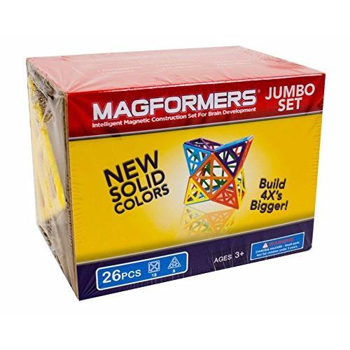 偉大な Magformers Jumbo Set 26 Pieces Large Magnetic Building Blocks Educational Magnetic Tiles Kit Magnetic Construction Stem Toy Set 並 B00oqx430a らラフ輸入店 通販 Yahoo ショッピング 即日出荷 Globaltask Net