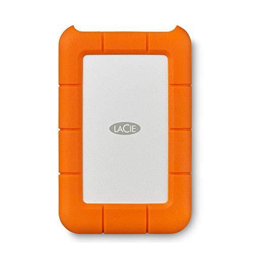 代引き人気 ? HDD Portable Drive Hard External 4TB Mini Rugged (LAC9000633) LaCie USB D Shuttle Resistant Rain Dust Shock Drop Compatible, 2.0 USB 3.0 HDD、ハードディスクドライブ