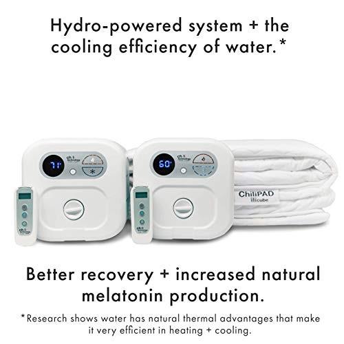 Chili Technology Chilipad Cube 3 0 Me And We Zones Cooling And Heating Mattress Pad Individual Temperature Control Great Sleep Enhancement Wir Pymr Go Th