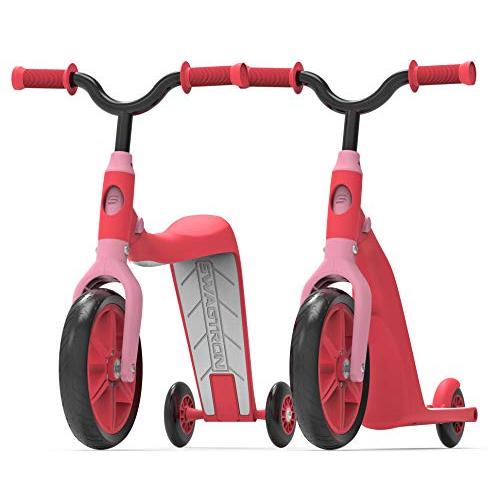 激安ブランド Swagtron K6 Toddler Scooter， Convertible 4-in-1 Ride 