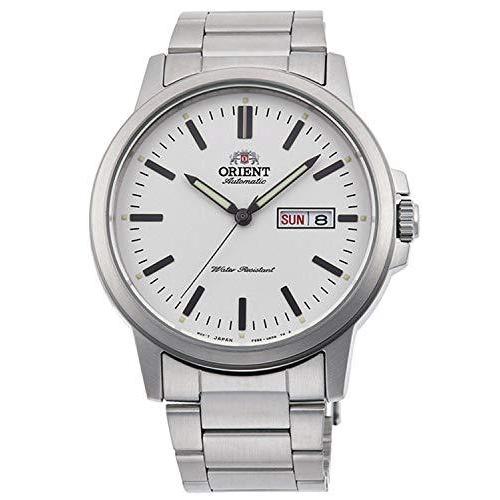 売れ筋 Orient Ra 0c03s メンズ コミューター ステンレススチール ホワイトダイヤル 曜日日付 自動腕時計 並行輸 Web限定 Oldweb15 Freelancefordreams Com