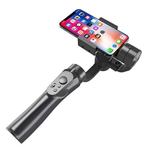 割引購入 Smart Phone Stabilizer 3-Axis Gimbal Stabilizer Handheld Anti-shake Mobile Phone Holder Suitable For Shooting Videos YoutuBe Vlog, With Tracking Funct トレーニングチューブ