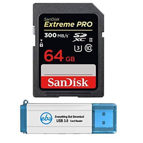 SanDisk Extreme Pro 64GB UHS-II SD Card Works with Olympus E-M10 Bundle Camera Mirrorless 最大63%OFFクーポン SDSDXPK-064G-GN4IN 最大42%OFFクーポン E-M5 III OM-D IV