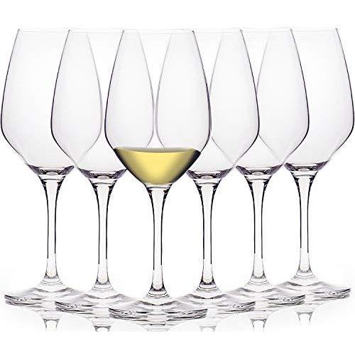 男の子向けプレゼント集結 White Crystal Artisan FAWLES Wine G Wine / Anniversary / Housewarming Set, Glass Wine Clear Stemmed Rim Cut Laser Ounce 15 6, of Set Glasses マグカップ、コップ