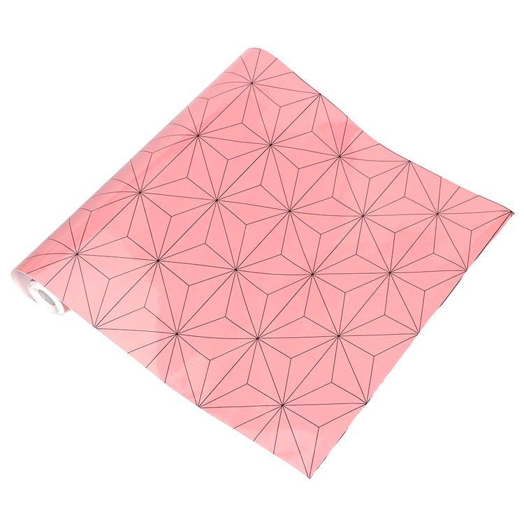 壁紙シール ピンク 和柄 麻の葉 模様 厄除け 魔除け お子様 お孫様の健やかな成長 幅45cm 長さ10ｍ はがせる 壁補修 壁 汚れ隠し リメイクシート 0164 Raraland 通販 Yahoo ショッピング