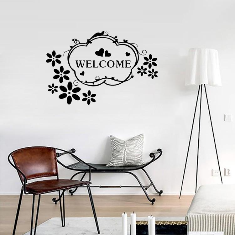 ウォールステッカー 英文 文字 英字 フォント 英語 タイポグラフィ ウォールステッカー Welcome 北欧 シール 壁紙 ステッカー英文 はがせる 名言 貼って剥 T Raraland 通販 Yahoo ショッピング