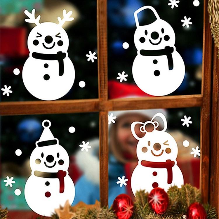 ウォールステッカー クリスマス 雪だるま 雪の結晶 シール式 窓飾り 壁紙 雪だるま クリスマス 装飾 壁飾り 雪花 Merry Christmas 雑貨 装飾クリスマス店舗 T Raraland 通販 Yahoo ショッピング