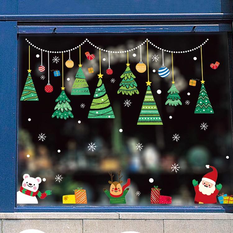 送料無料 ウォールステッカー オーナメントクリスマスツリー Merry Christmas クリスマス 飾り窓 壁紙 かわいい オシャレ インテリア 店舗用 ショーウイン T015584 Raraland 通販 Yahoo ショッピング