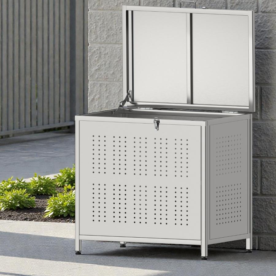 ゴミ箱 ゴミステーション ごみ収集ボックス 組立式 160L 屋外 大きい 