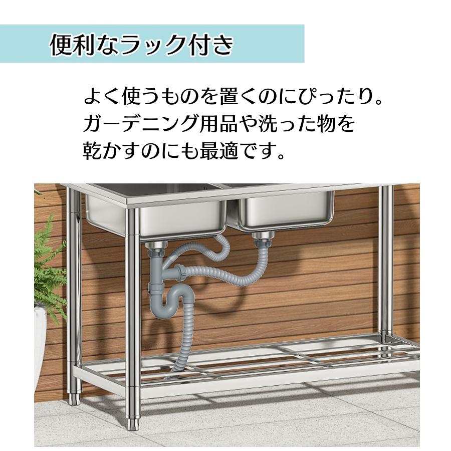 流し台 シンク ステンレス製 蛇口水栓付き 屋外 簡易式 キッチン 流し台 シンク ステンレス製 蛇口水栓付き 屋外 簡易式 キッチン